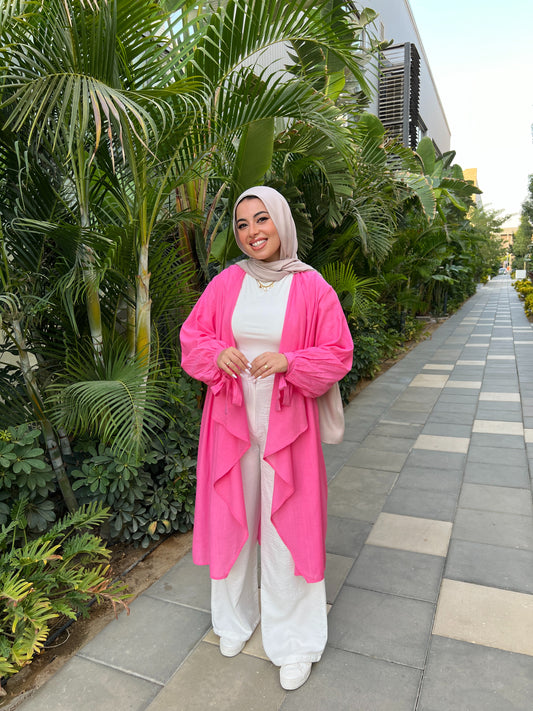 ARIA CARDIGAN HOT PINK