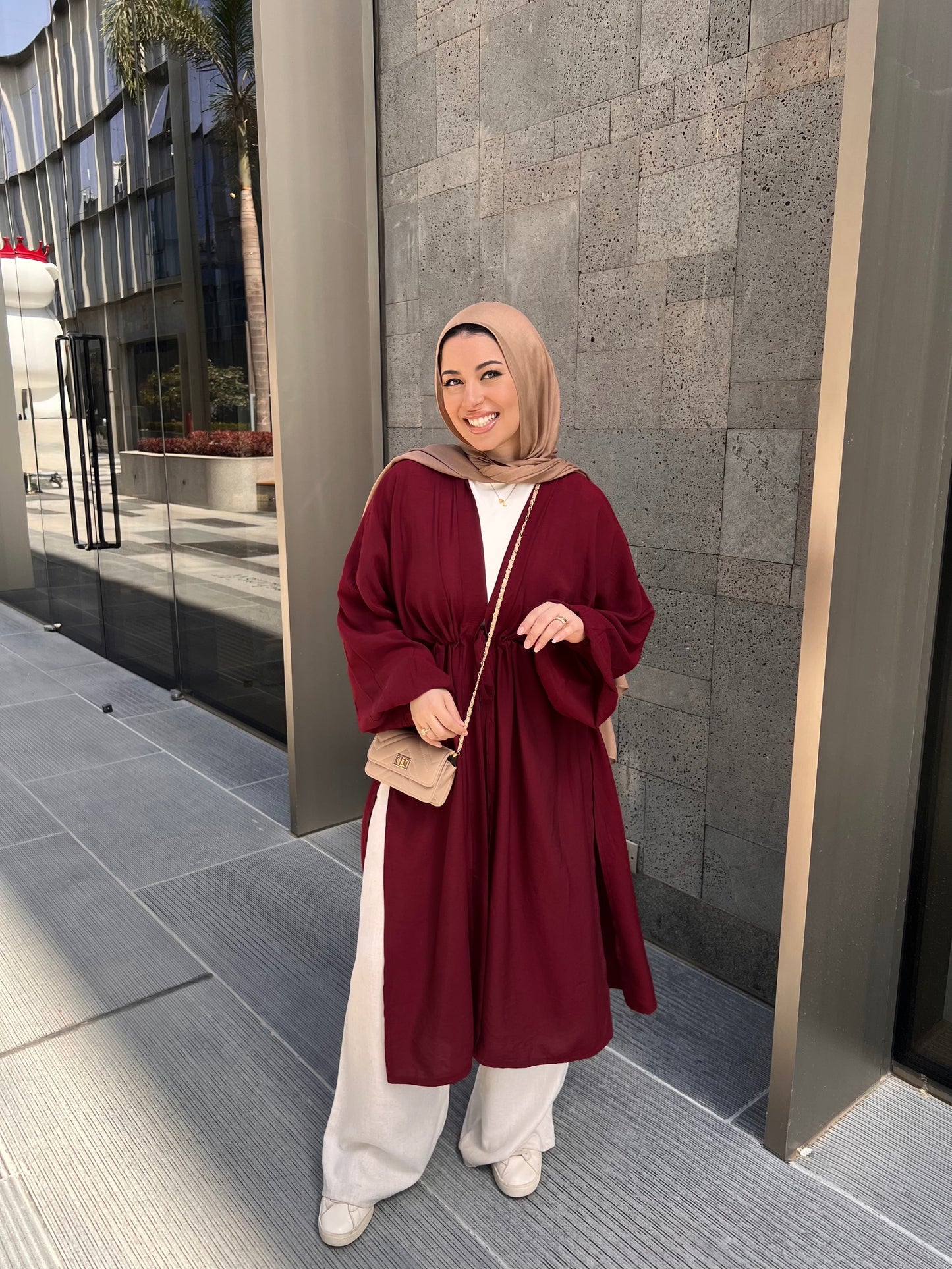 NAYA CARDIGAN MAROON