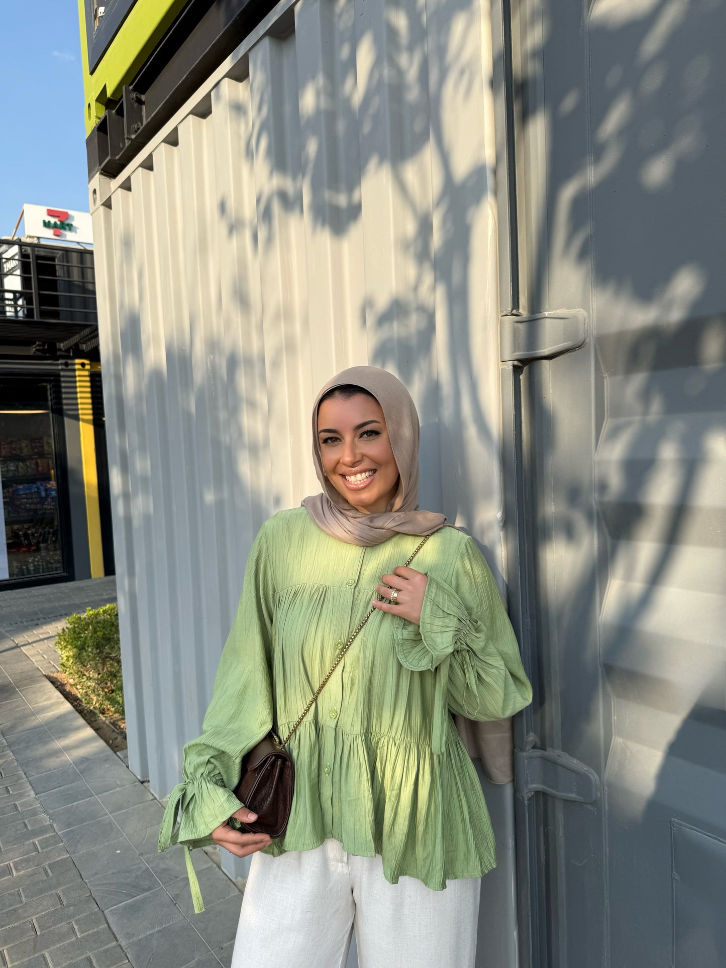 LAYAL BLOUSE PISTACHIO