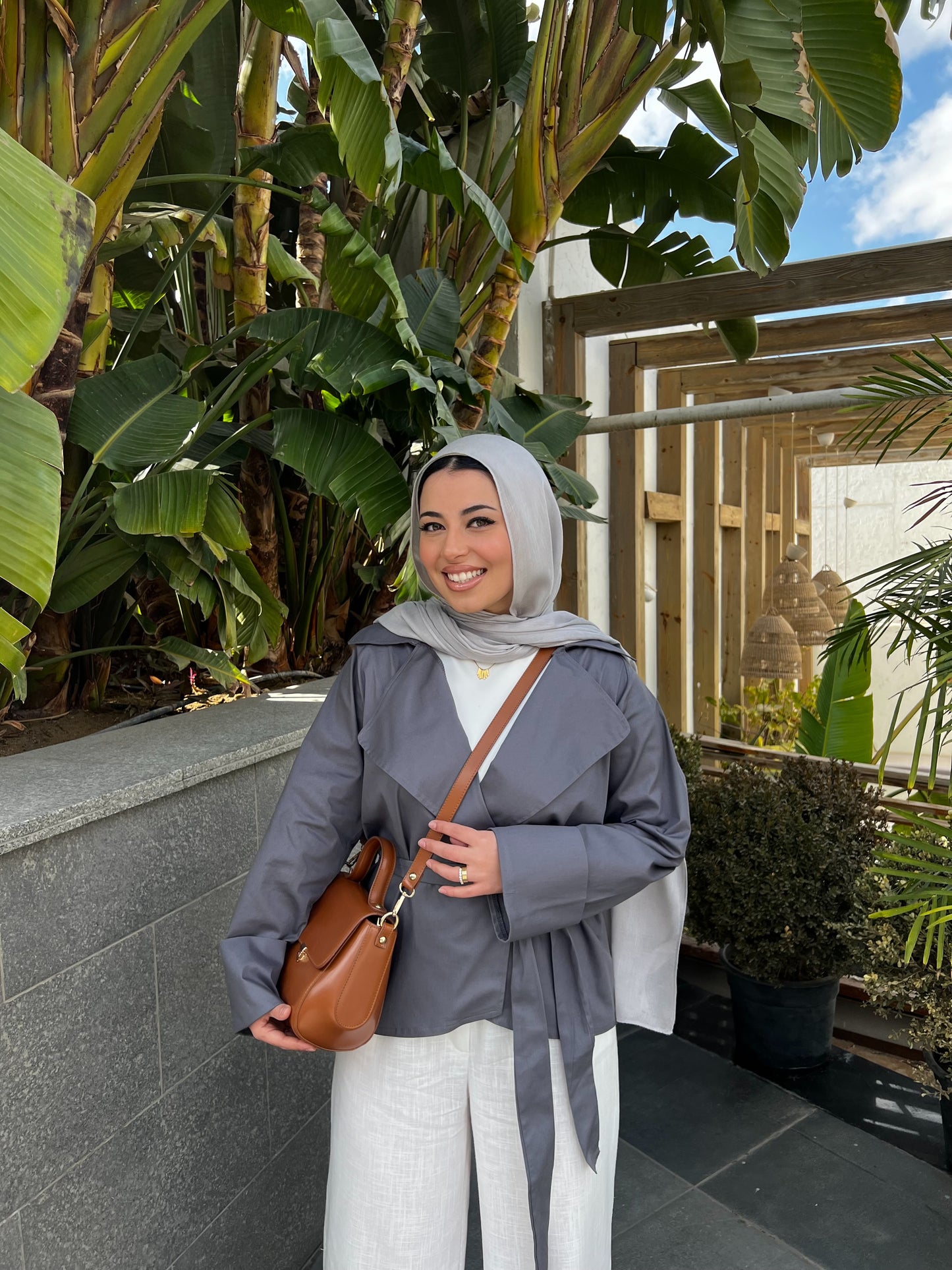 ZAHARI SUMMER JACKET DARK GRAY
