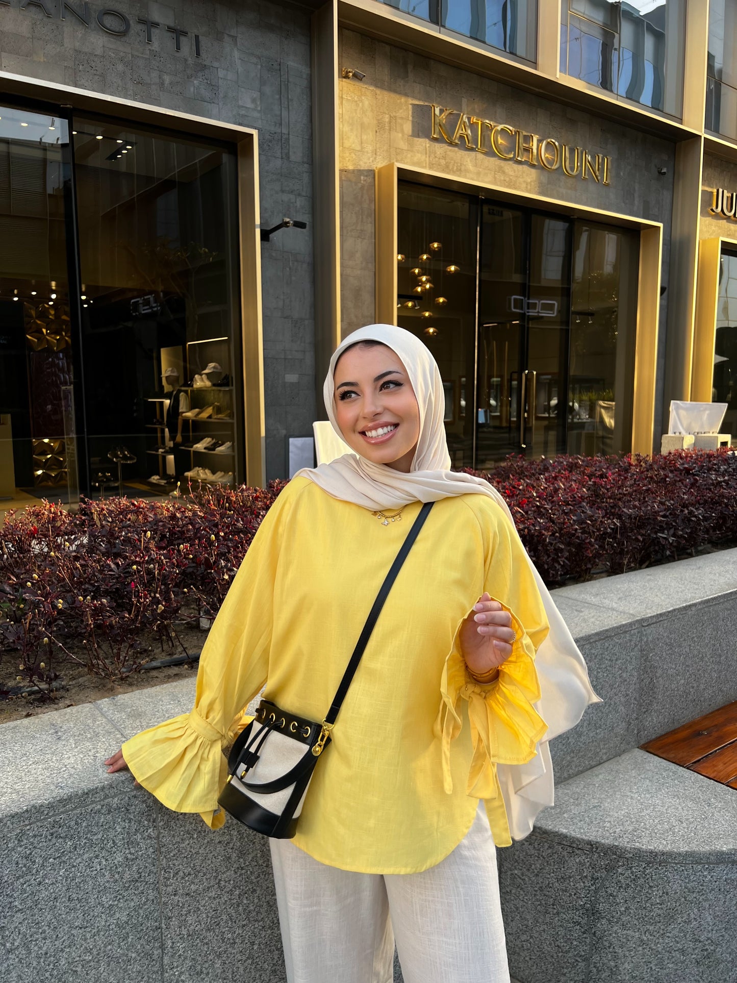 RHYA TOP YELLOW