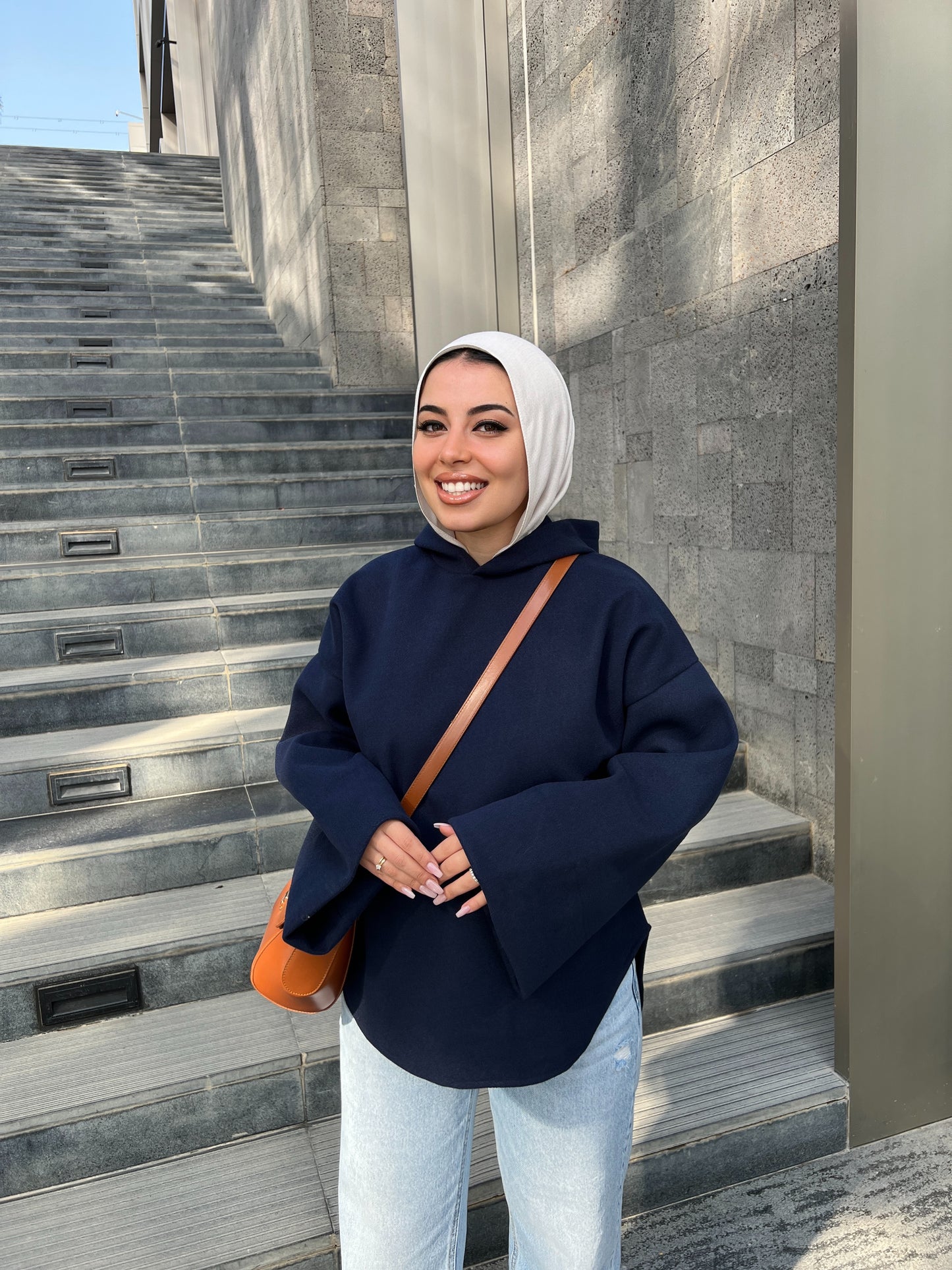 EMELIE TOP NAVY BLUE