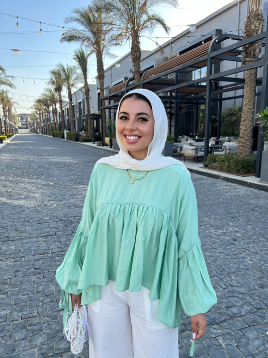 MIRA BLOUSE MINT
