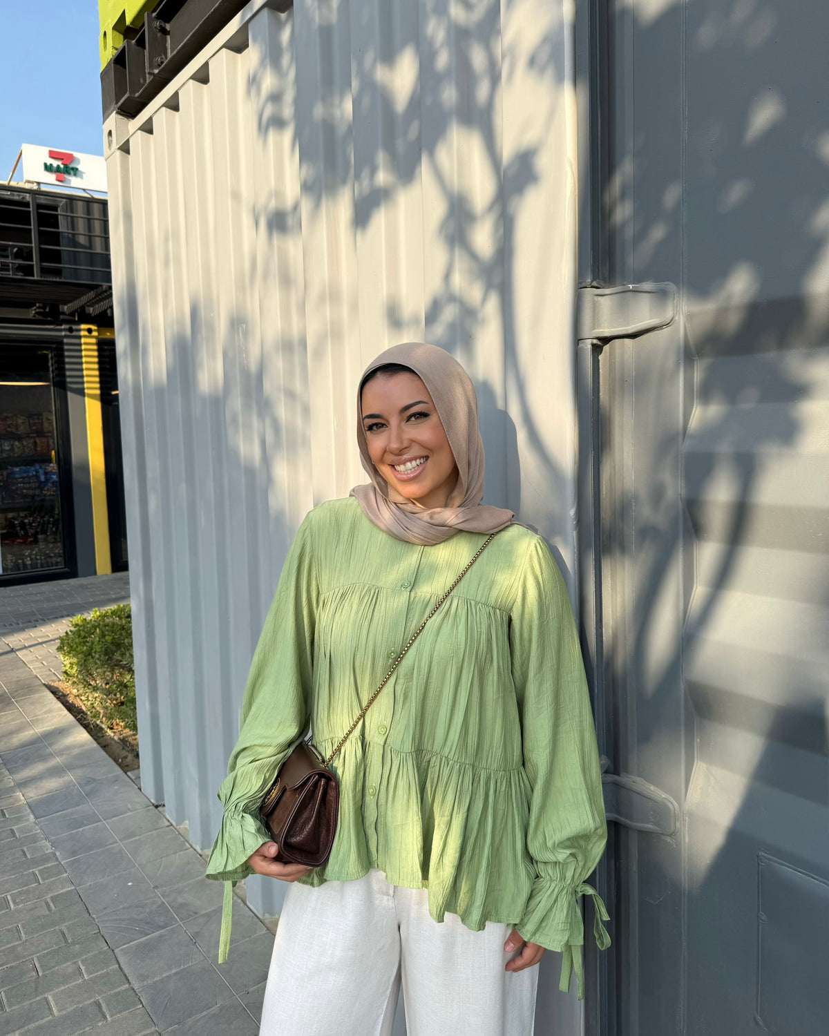 LAYAL BLOUSE PISTACHIO
