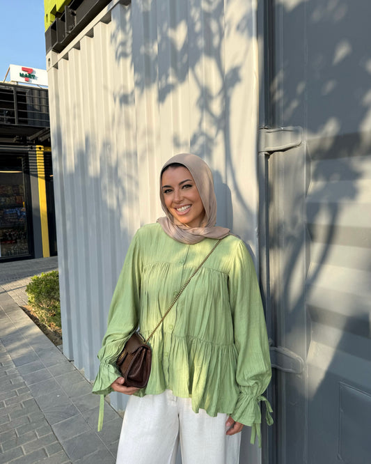 LAYAL BLOUSE PISTACHIO