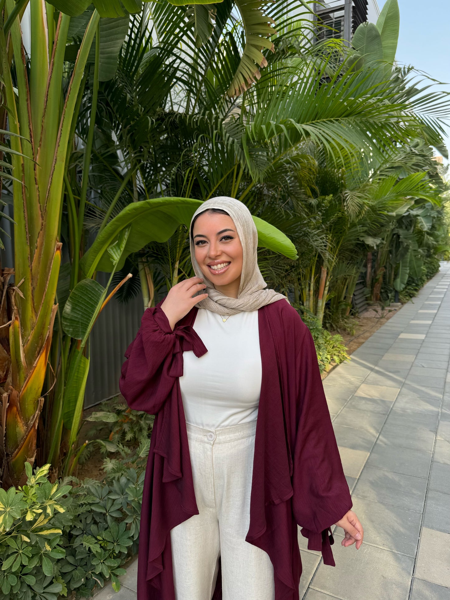 ARIA CARDIGAN BURGUNDY