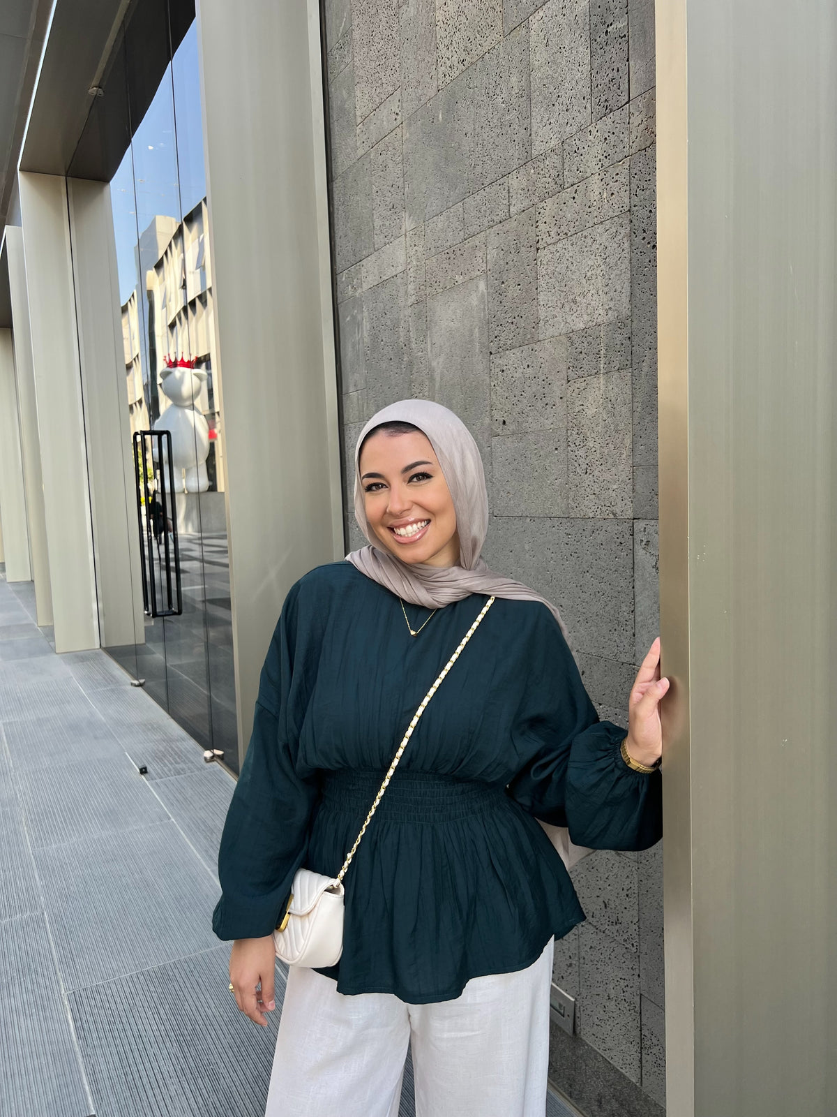 SERA BLOUSE PETROLEUM