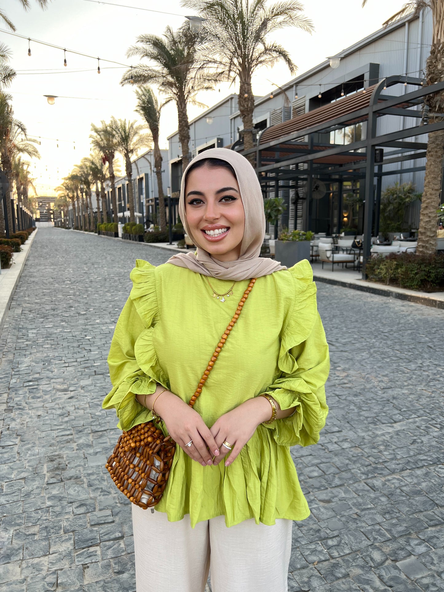 LILY BLOUSE LIME