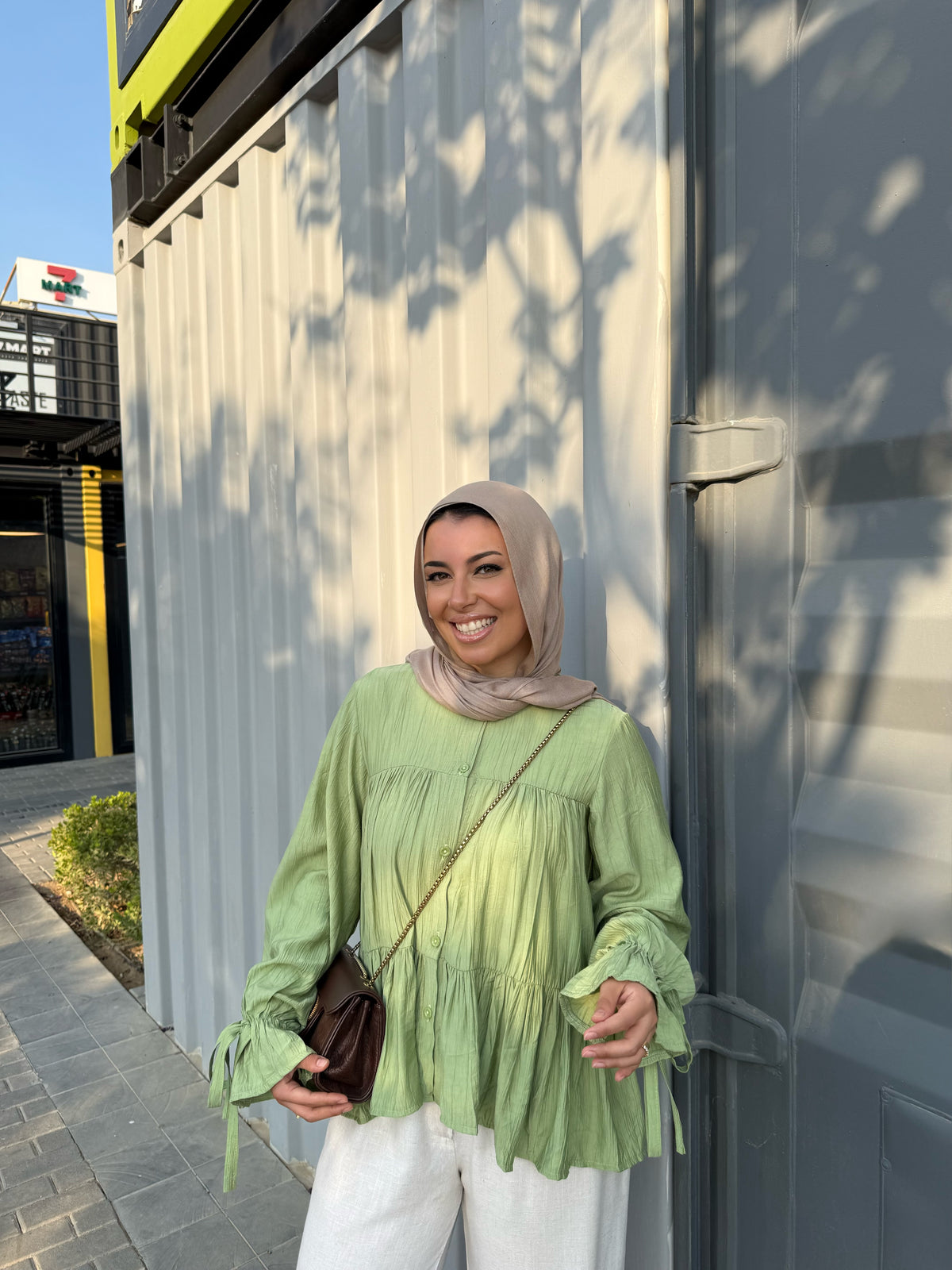 LAYAL BLOUSE PISTACHIO
