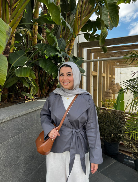 ZAHARI SUMMER JACKET DARK GRAY