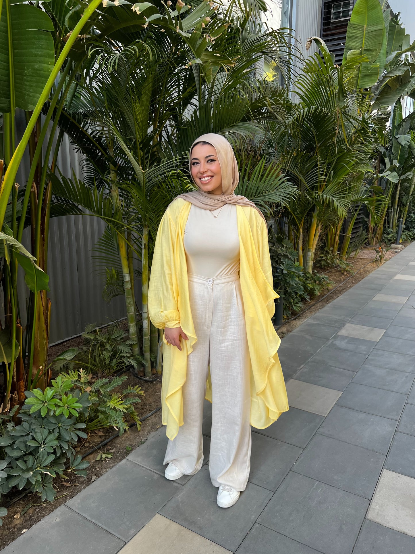 ARIA CARDIGAN PASTEL YELLOW