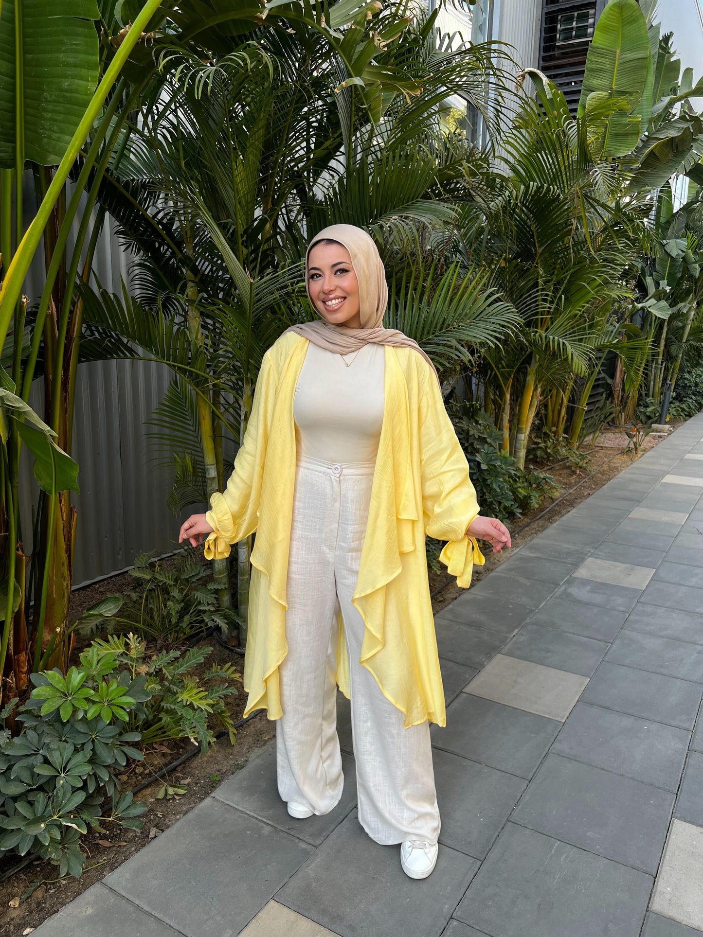 ARIA CARDIGAN PASTEL YELLOW