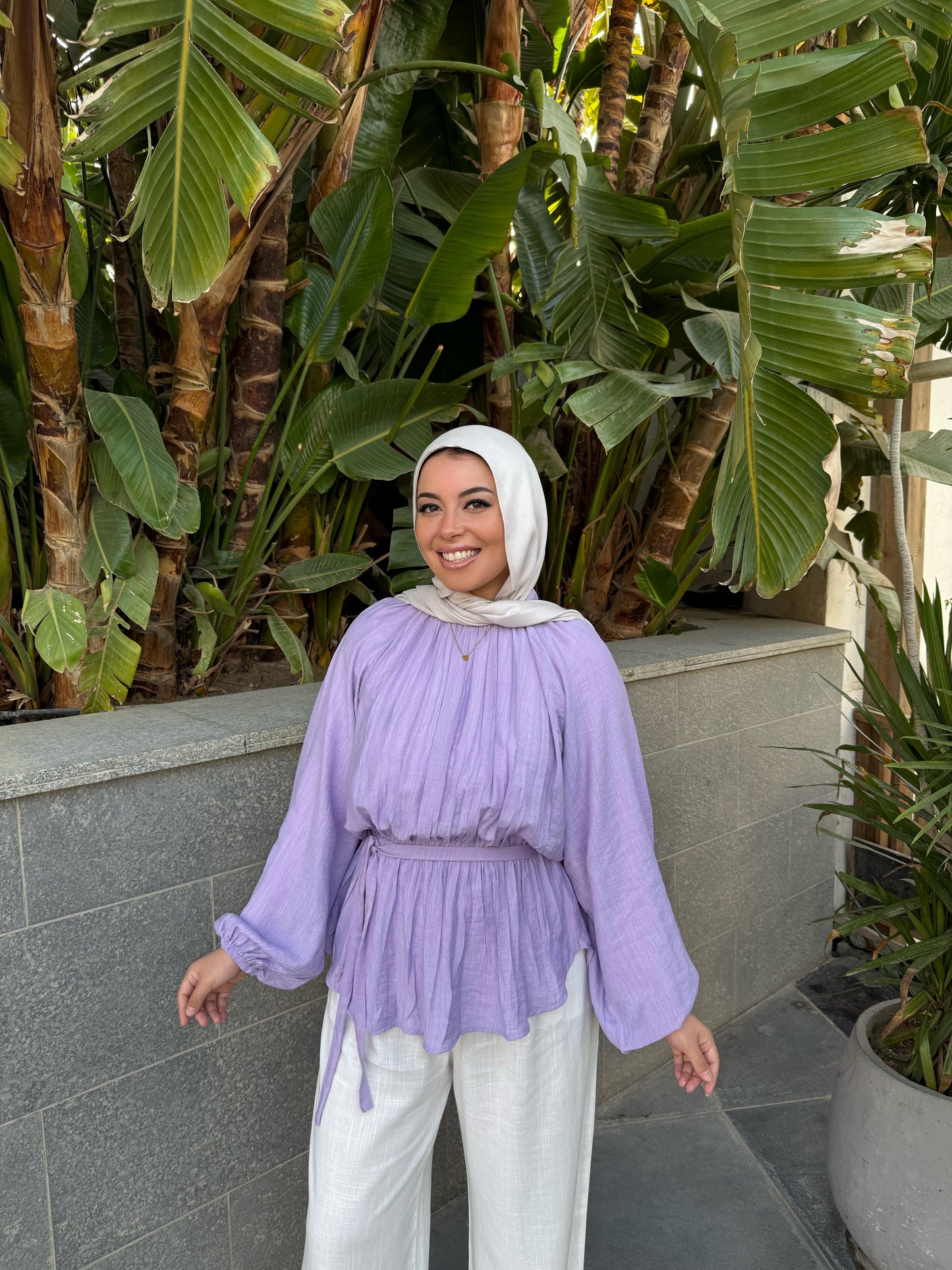 RIMA BLOUSE LAVENDER
