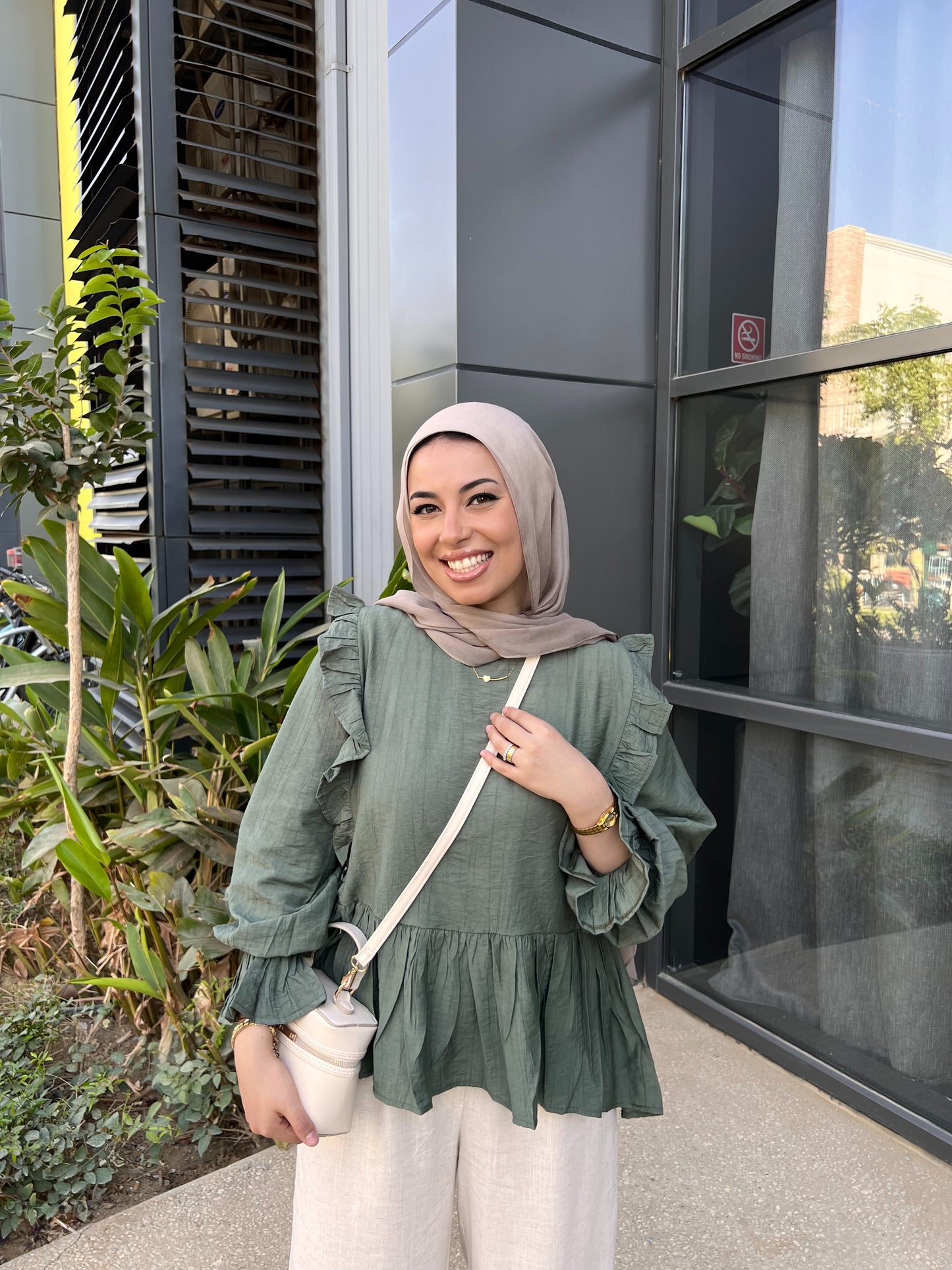 LILY BLOUSE OLIVE