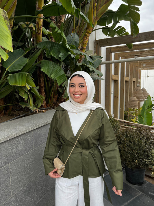 ZAHARI SUMMER JACKET OLIVE