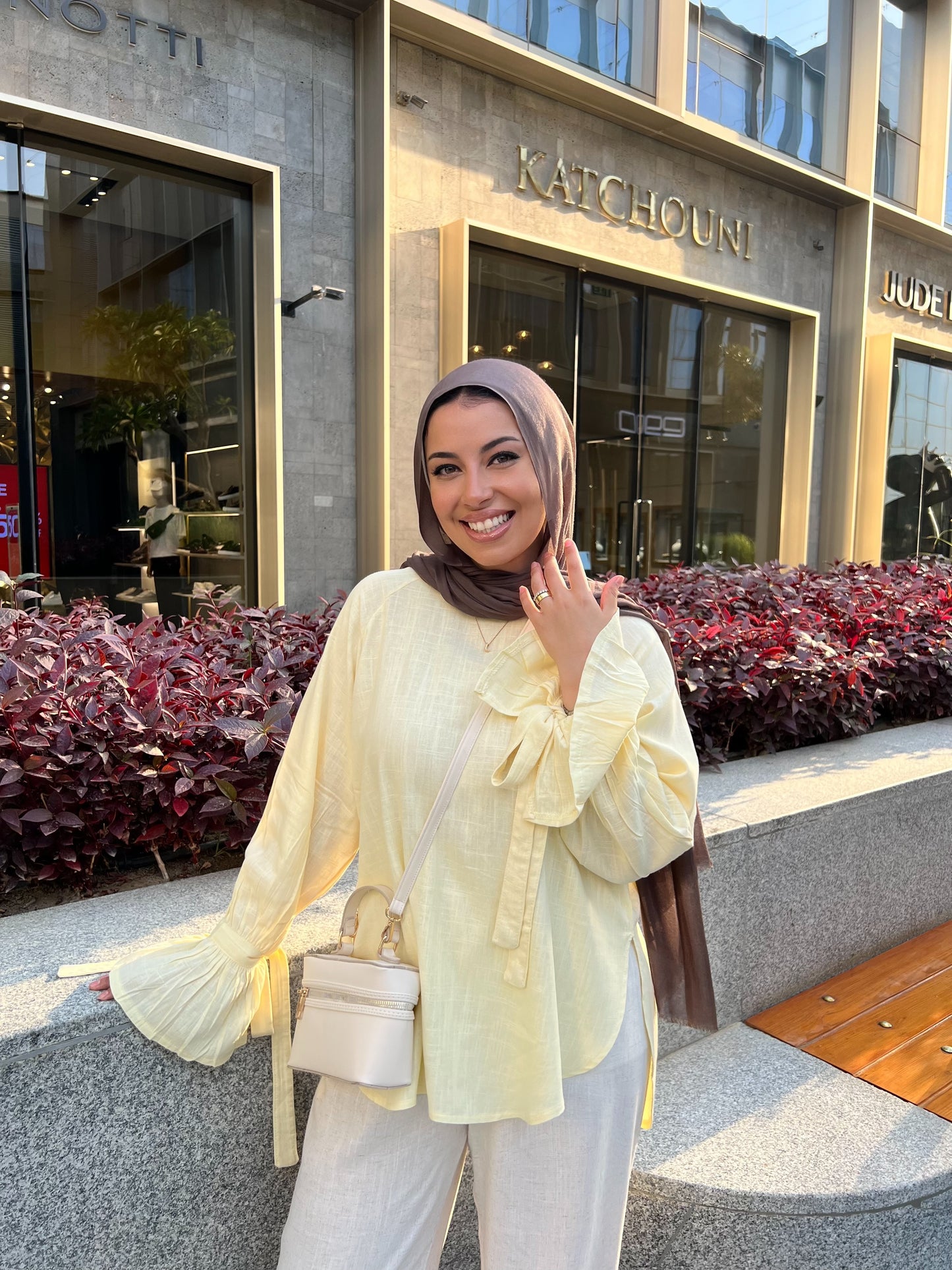 RHYA TOP BUTTER YELLOW