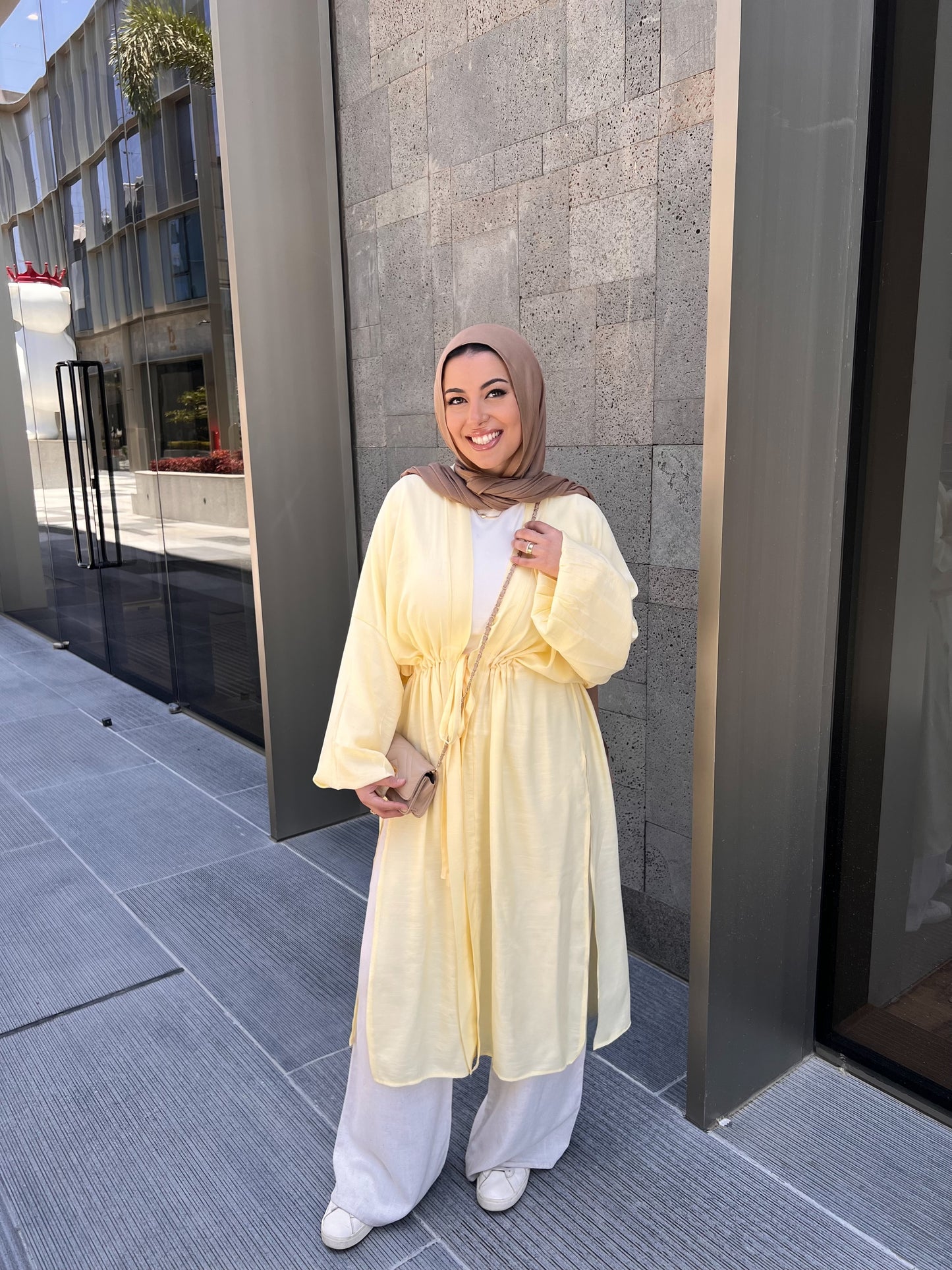 NAYA CARDIGAN PASTEL YELLOW