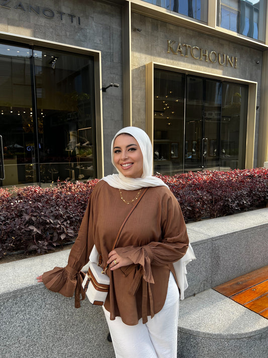 RHYA TOP BROWN