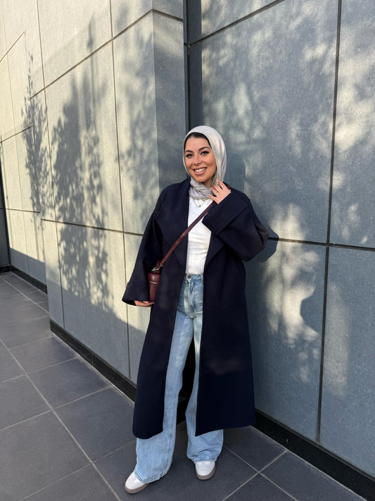 LAURA COAT NAVY BLUE