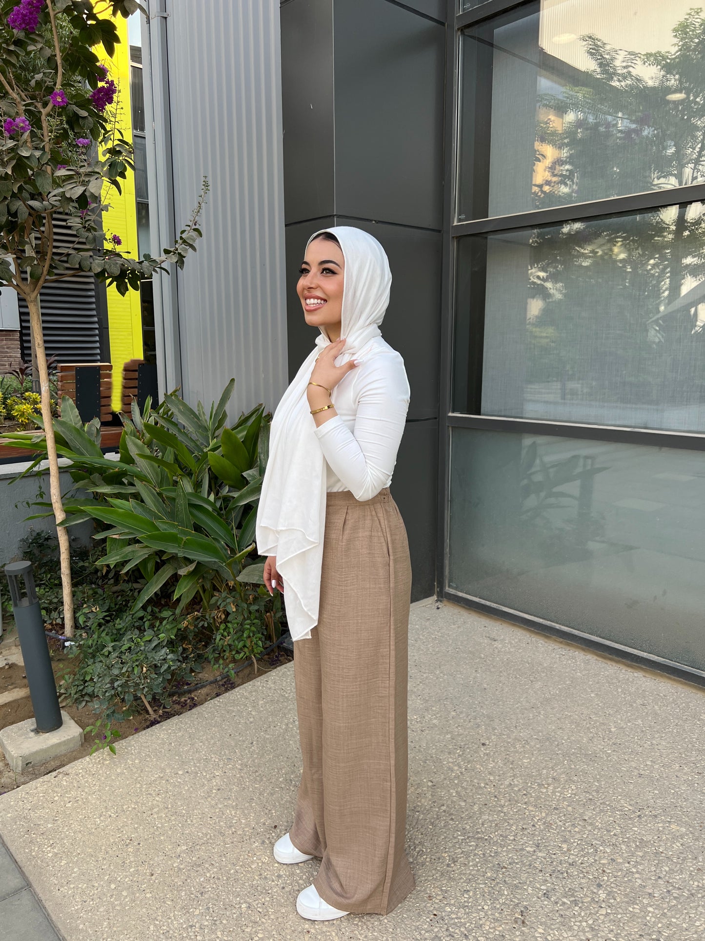 CAFE LINEN PANTS