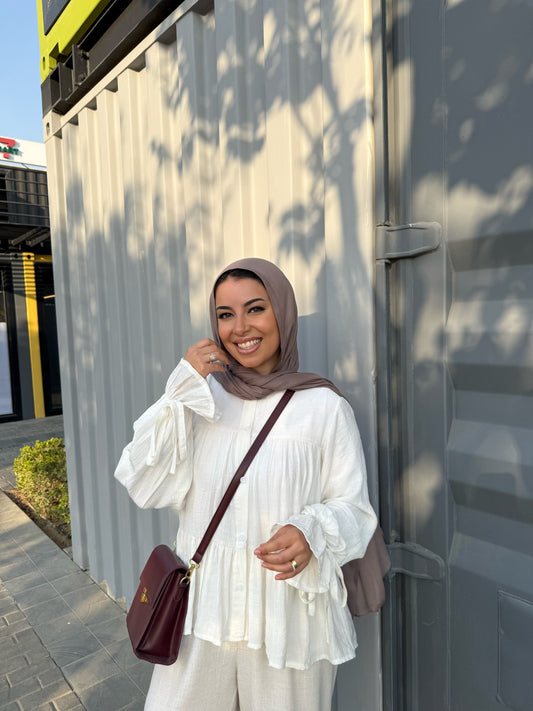 LAYAL BLOUSE OFF-WHITE