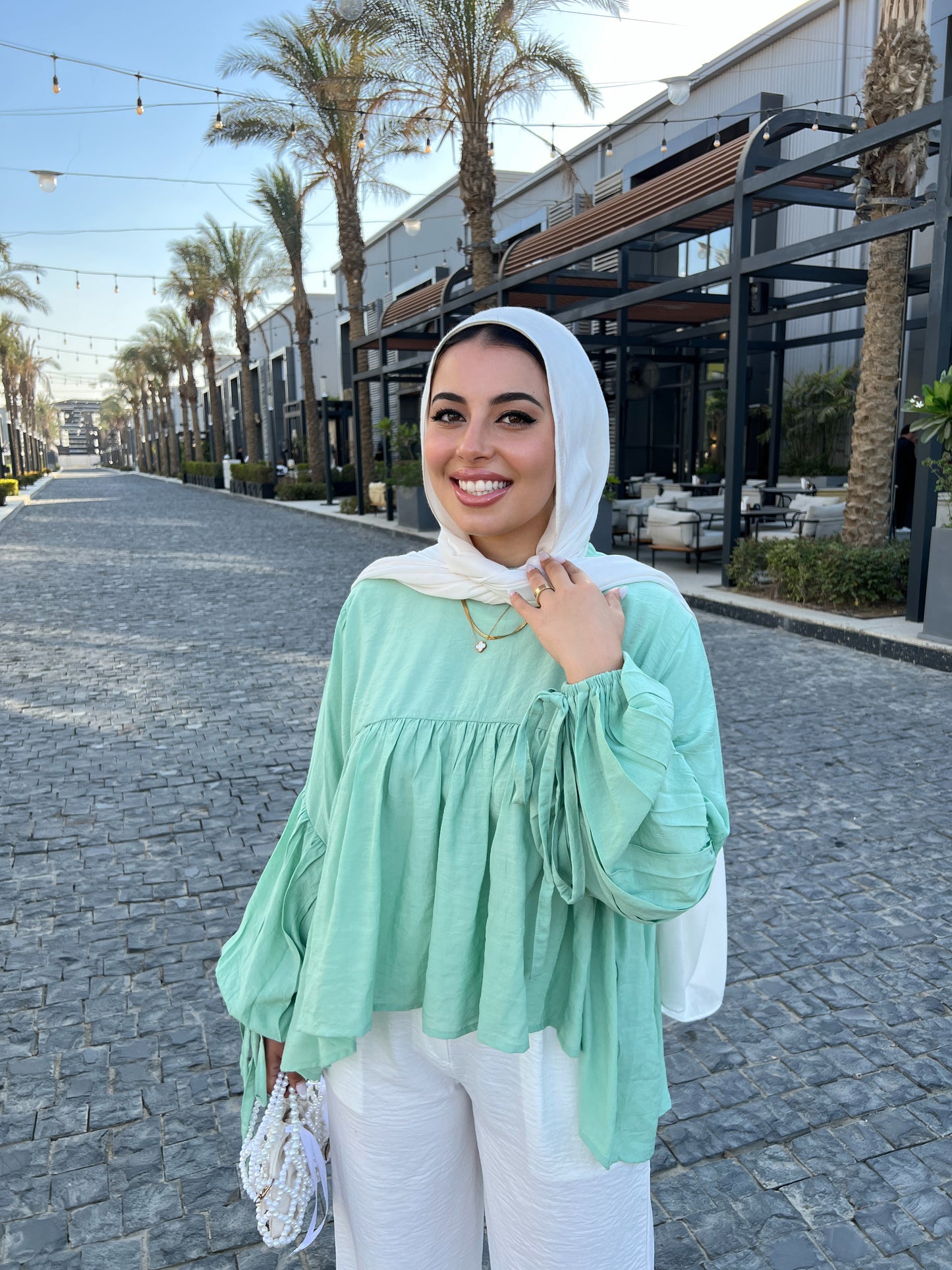 MIRA BLOUSE MINT
