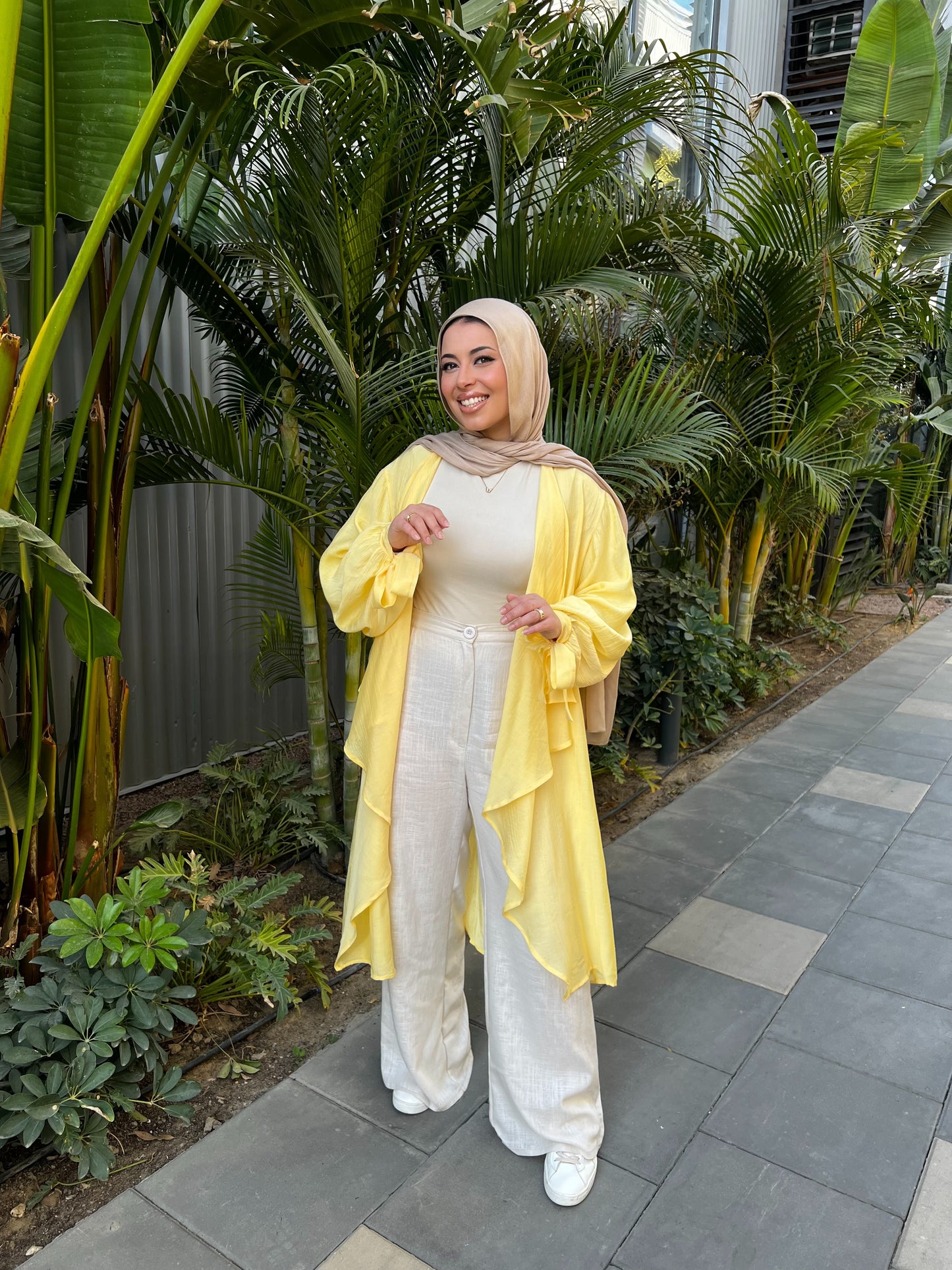 ARIA CARDIGAN PASTEL YELLOW