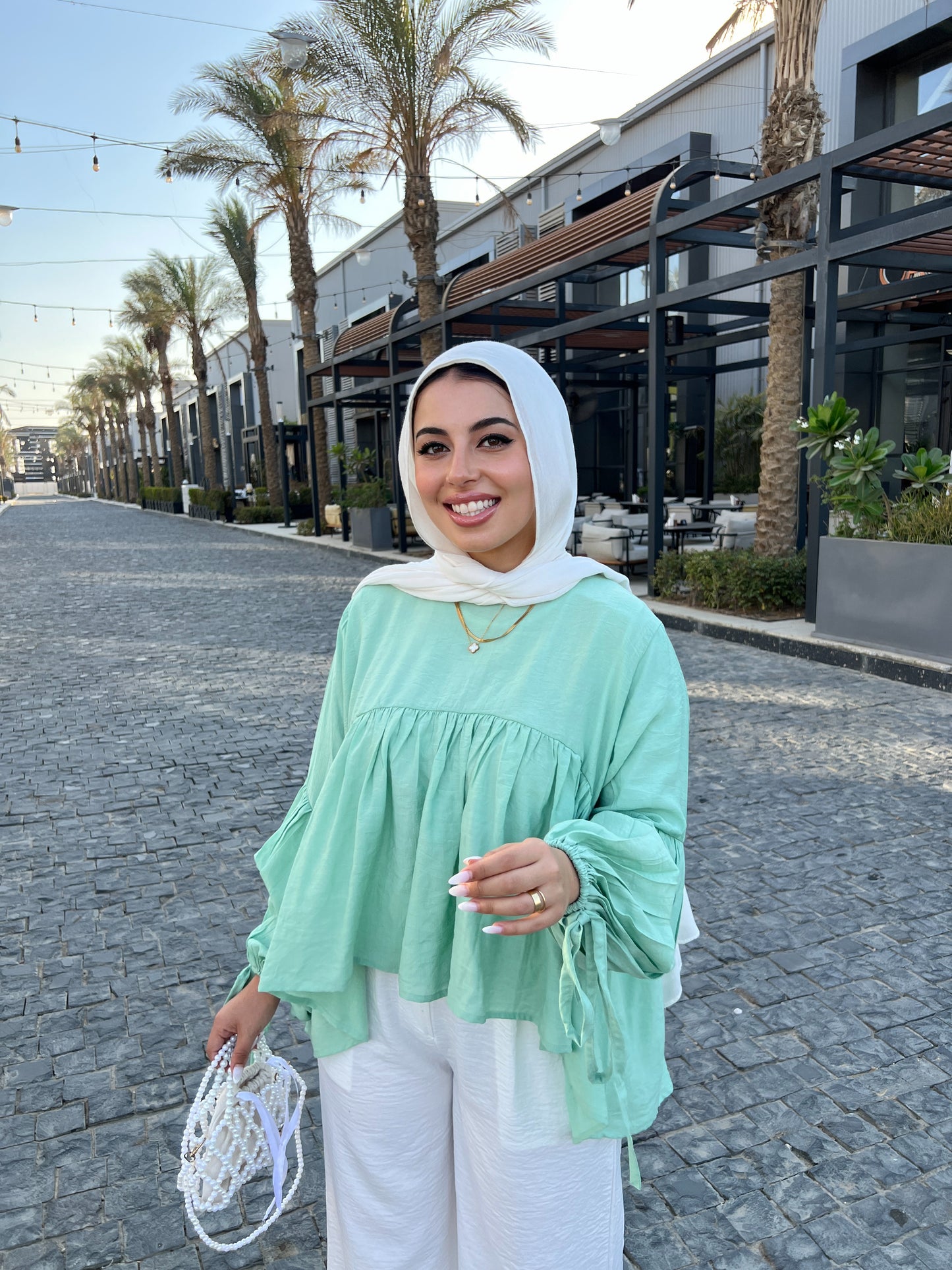 MIRA BLOUSE MINT