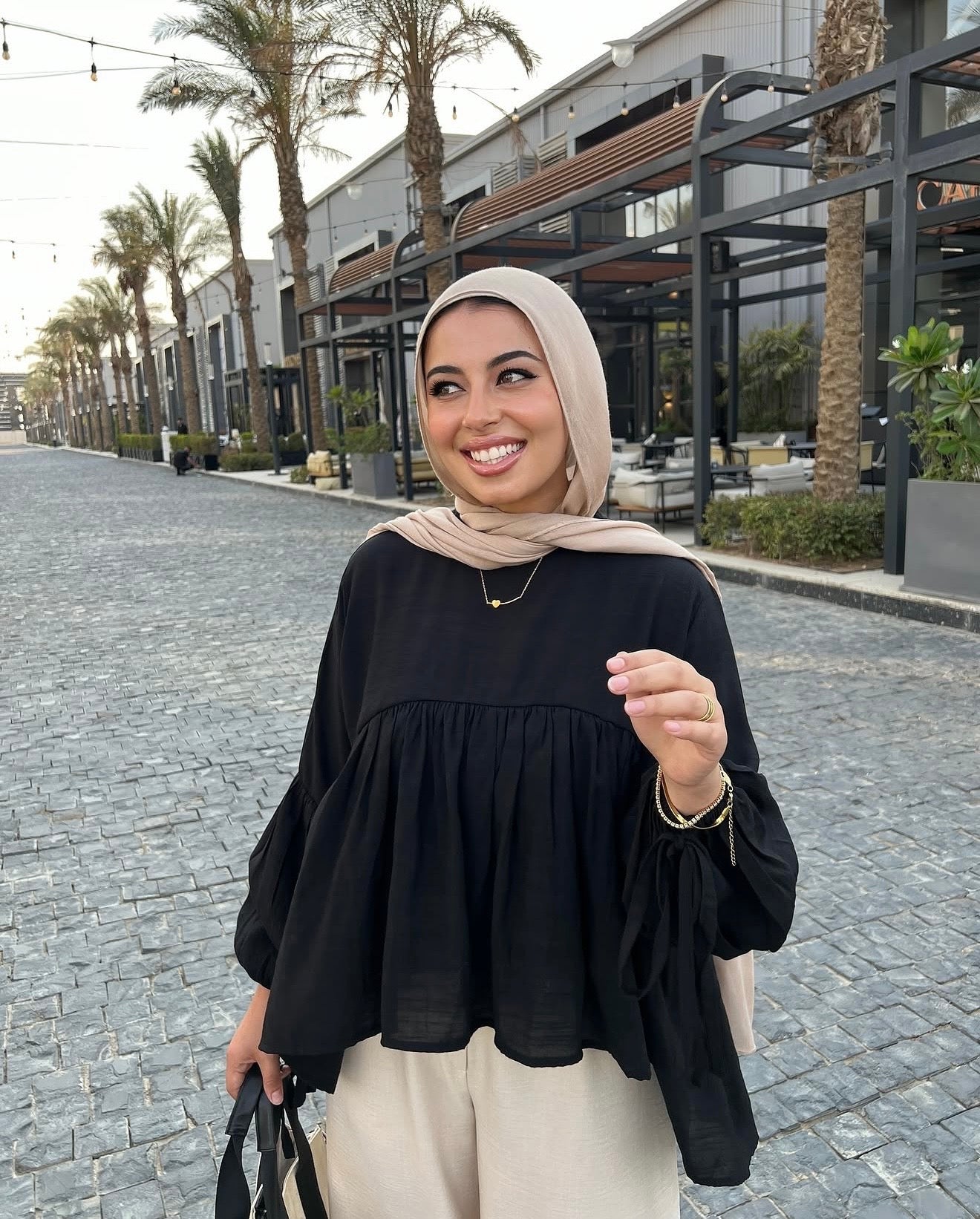 MIRA BLOUSE BLACK