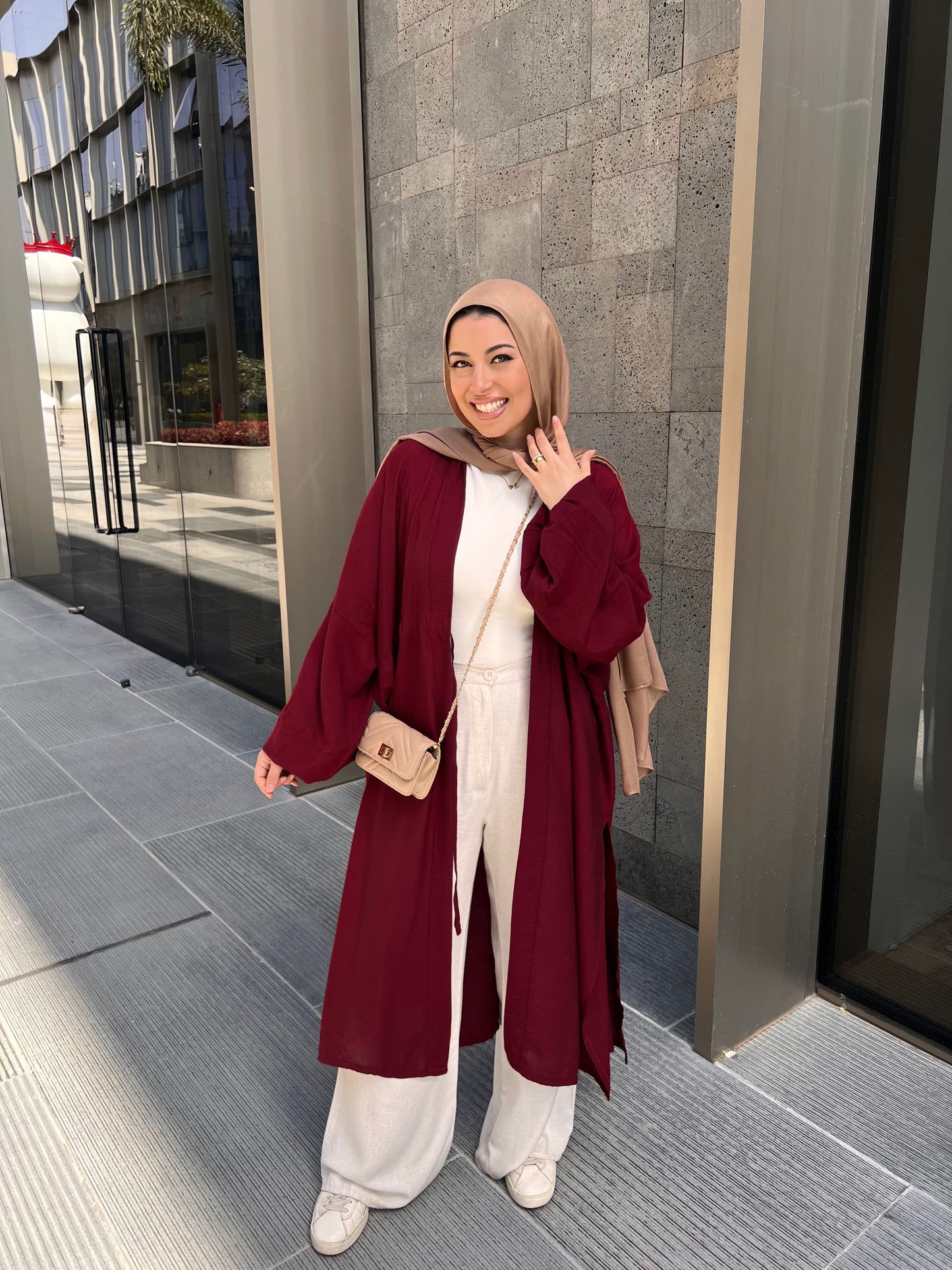 NAYA CARDIGAN MAROON