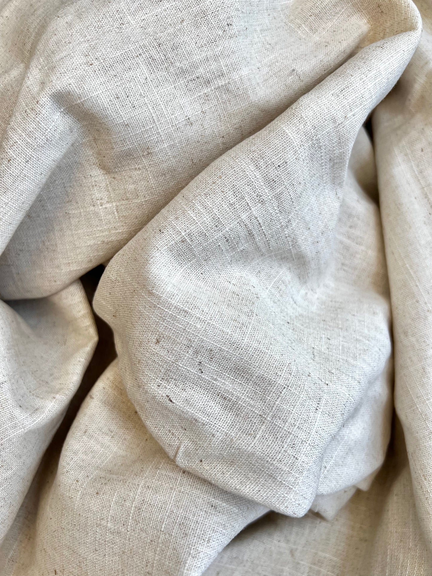 LIGHT BEIGE PURE LINEN PANTS
