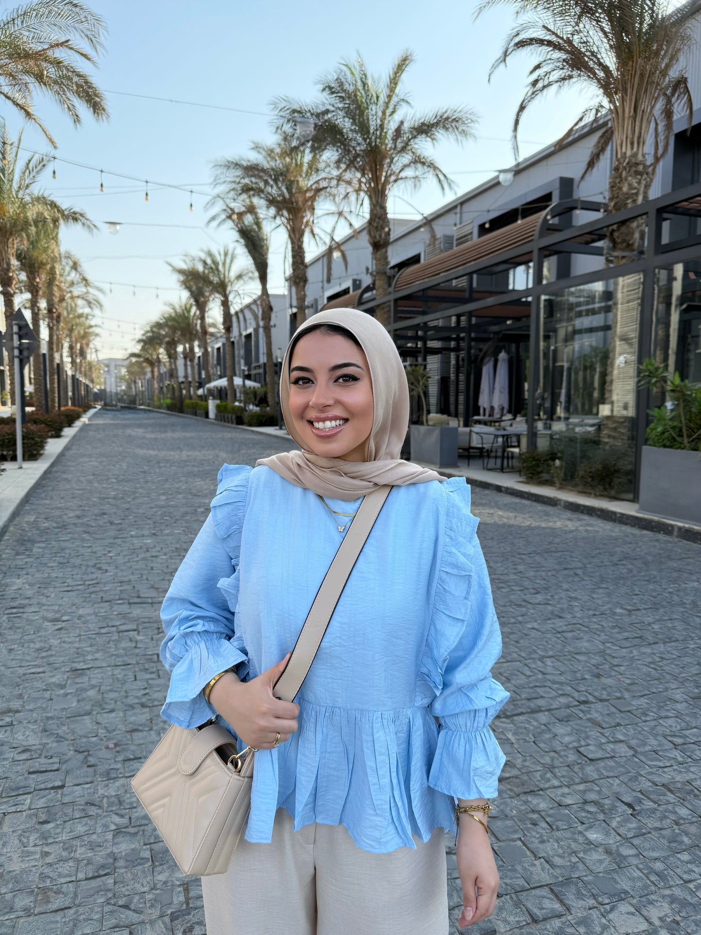 LILY BLOUSE BABY BLUE