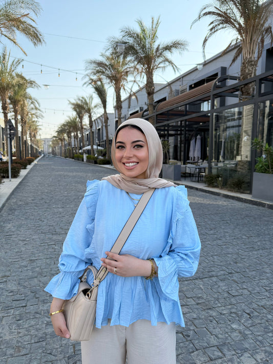 LILY BLOUSE BABY BLUE