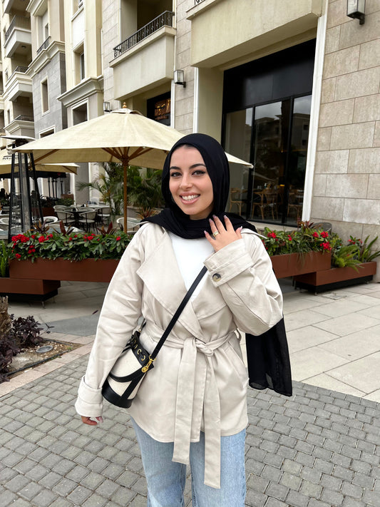 EMRIN GABARDINE JACKET BEIGE