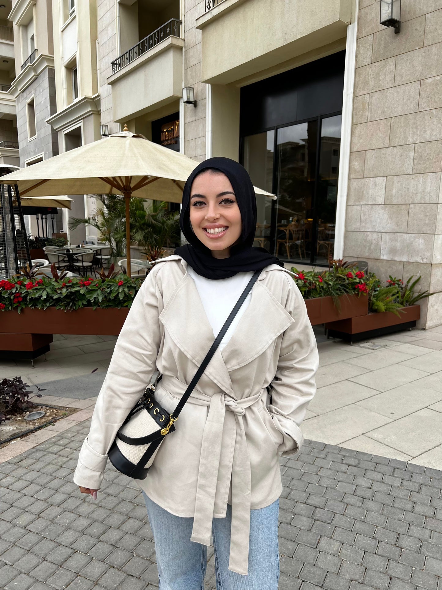 EMRIN GABARDINE JACKET BEIGE