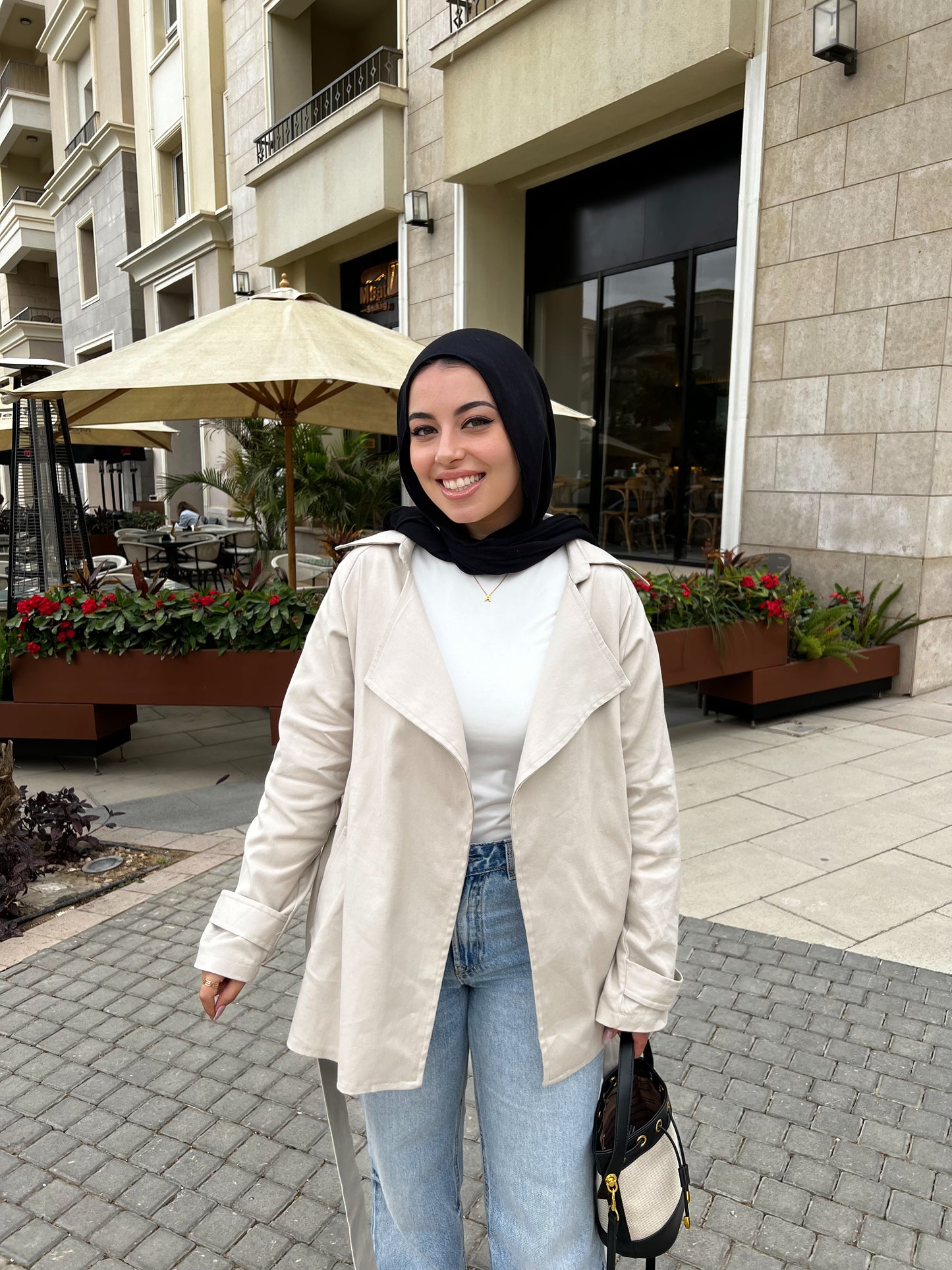 EMRIN GABARDINE JACKET BEIGE